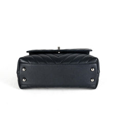 Chanel Coco Handle Small Caviar Dark Grey