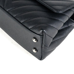 Chanel Coco Handle Small Caviar Dark Grey