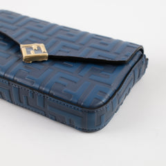 Fendi Blue FF Chain Crossbody
