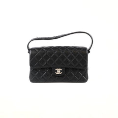 Chanel Double Face Caviar Classic Flap Caviar Black