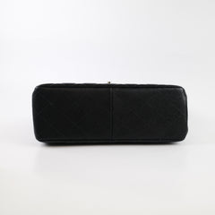 Chanel Double Face Caviar Classic Flap Caviar Black