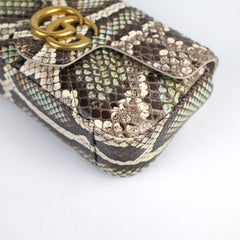 Gucci Supermini Python Marmont Belt Bag