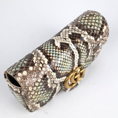 Gucci Supermini Python Marmont Belt Bag