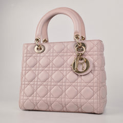 Christian Dior Medium Lambskin Pink