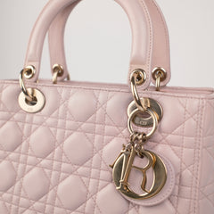 Christian Dior Medium Lambskin Pink