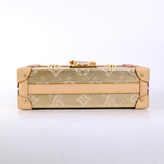 Louis Vuitton Petite Malle Gold Denim
