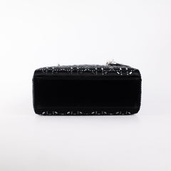 Christian Dior Mini Lady Dior Satin Black
