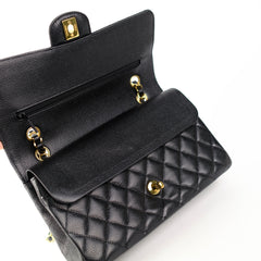 Chanel Medium M/L Caviar Classic Flap Black 23 series