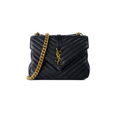 Saint Laurent Small College Black