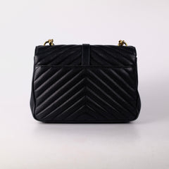 Saint Laurent Small College Black