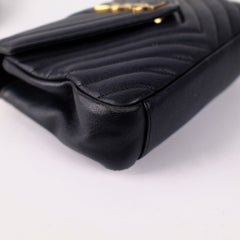 Saint Laurent Small College Black