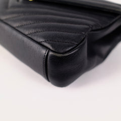 Saint Laurent Small College Black