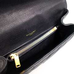 Saint Laurent Small College Black