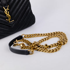 Saint Laurent Small College Black