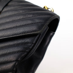 Saint Laurent Small College Black