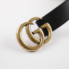 Gucci GG Marmont Belt Black - 90 cm