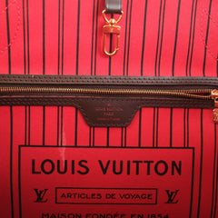 Louis Vuitton Louis Vuitton Neverfull MM Damier Ebene