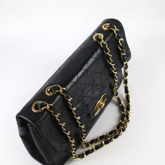 Chanel Vintage Maxi Flap 24K Lambskin Black