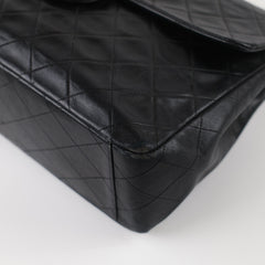 Chanel Vintage Maxi Flap 24K Lambskin Black