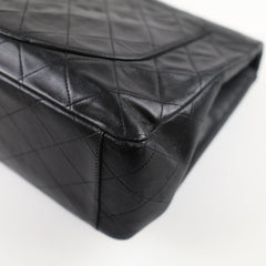 Chanel Vintage Maxi Flap 24K Lambskin Black