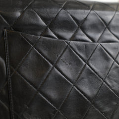 Chanel Vintage Maxi Flap 24K Lambskin Black