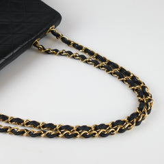 Chanel Vintage Maxi Flap 24K Lambskin Black
