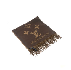 Louis Vuitton Reykjavik Reversible Cashmere Scarf Monogram