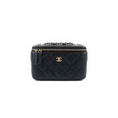 Chanel Rectangle Vanity Black Caviar GHW