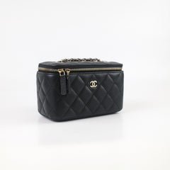 Chanel Rectangle Vanity Black Caviar GHW