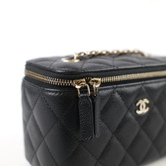 Chanel Rectangle Vanity Black Caviar GHW