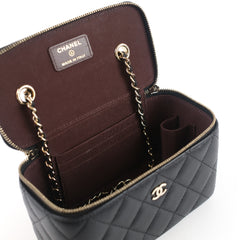 Chanel Rectangle Vanity Black Caviar GHW