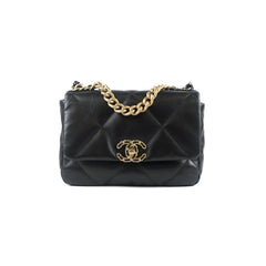 Chanel Small 19 Bag Black Lambskin 30 Series