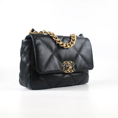 Chanel Small 19 Bag Black Lambskin 30 Series