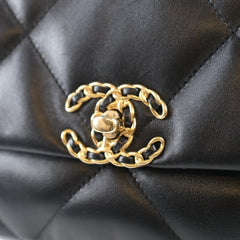 Chanel Small 19 Bag Black Lambskin 30 Series