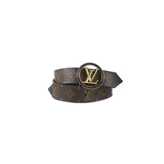 Louis Vuitton Black/Monogram Belt - Size 80