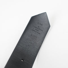 Louis Vuitton Black/Monogram Belt - Size 80