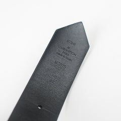 Louis Vuitton Black/Monogram Belt - Size 80