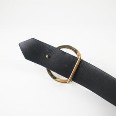 Louis Vuitton Black/Monogram Belt - Size 80