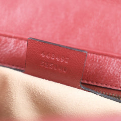 Gucci Small Marmont Bag Black, Red Trim