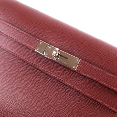 Hermes Kelly Depeches 25 Rouge H Epsom Y Stamp
