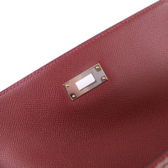 Hermes Kelly Depeches 25 Rouge H Epsom Y Stamp