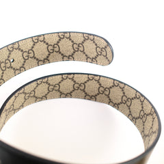 Gucci Reversible Belt Black/GG Monogram - Size 85