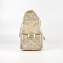 Chanel Small 25 Caviar Gold