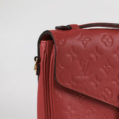 Louis Vuitton Pochette Metis Red Empreinte