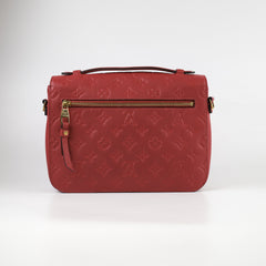 Louis Vuitton Pochette Metis Red Empreinte