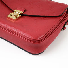 Louis Vuitton Pochette Metis Red Empreinte