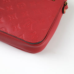 Louis Vuitton Pochette Metis Red Empreinte