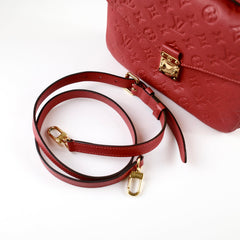 Louis Vuitton Pochette Metis Red Empreinte