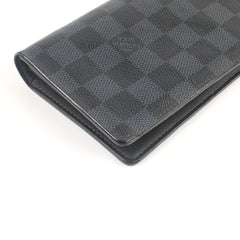 Louis Vuitton Brazza Wallet Damier Graphite Blue