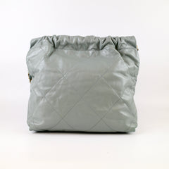 Chanel Small 22 Bag Light Mint Green GHW Microchipped